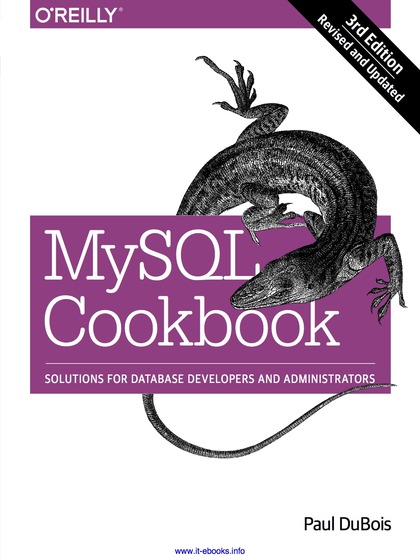 MySQL Cookbook 3rd Edition