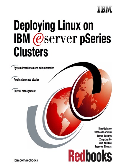 Deploying Linux on IBM Eserver pSeries Clusters