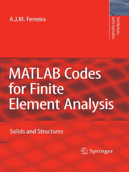 MATLAB Codes for Finite Element Analysis Solids and Structures