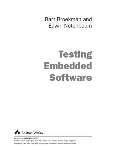 Testing Embedded Software