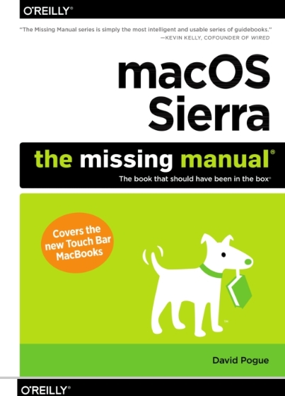 macOS Sierra the missing manual