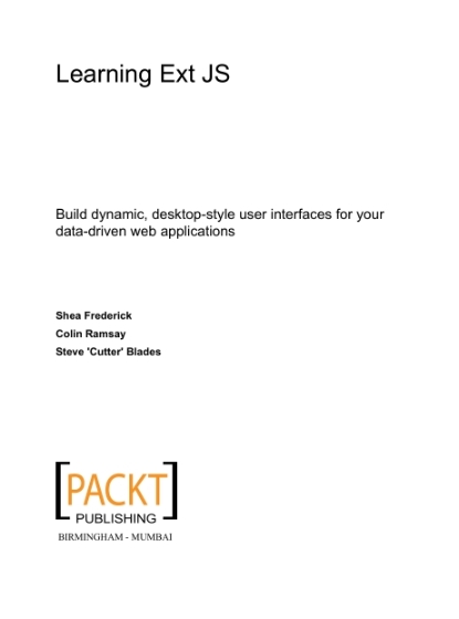 Learning Ext JS 4