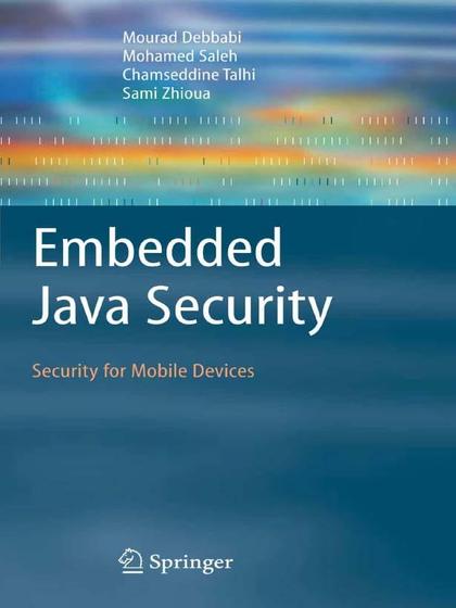 Embedded Java Security Security for Mobile Devices